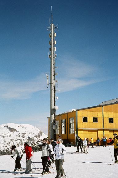 GSM-Antenne in Andorra's Ski-Gebiet Grandvalira